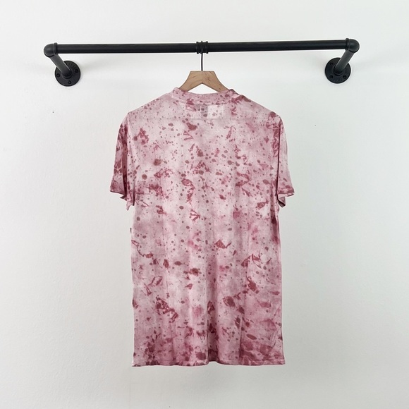 NWT Volcom Tern n Bern Mock Neck Short Sleeve T-Shirt in Purple Haze - Picture 7 of 8